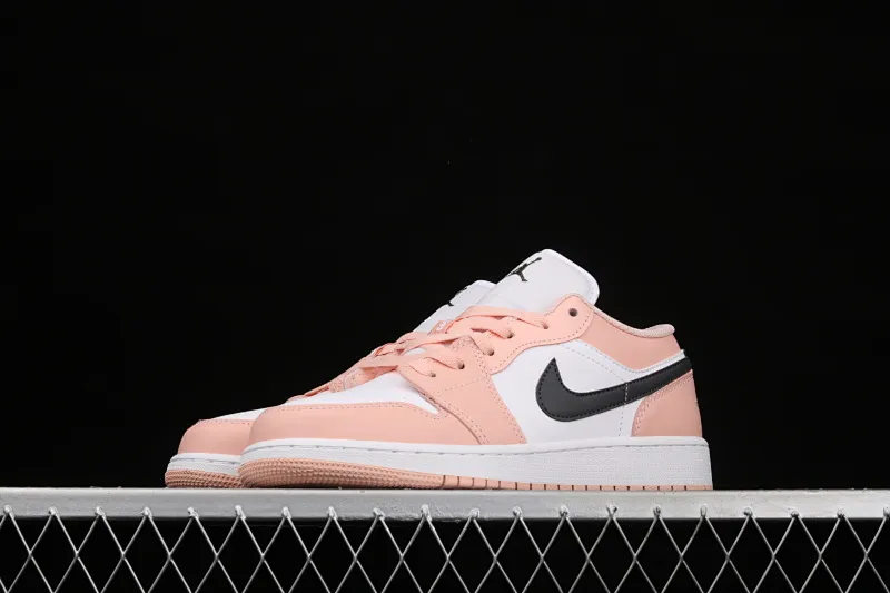 All categories Air Jordan Jordan series basketball shoes Air Jordan 1 Low G version pure original Air Jordan 1 Low AJ1 Joe 1 Arctic pink low-top basketball shoes 553560-800